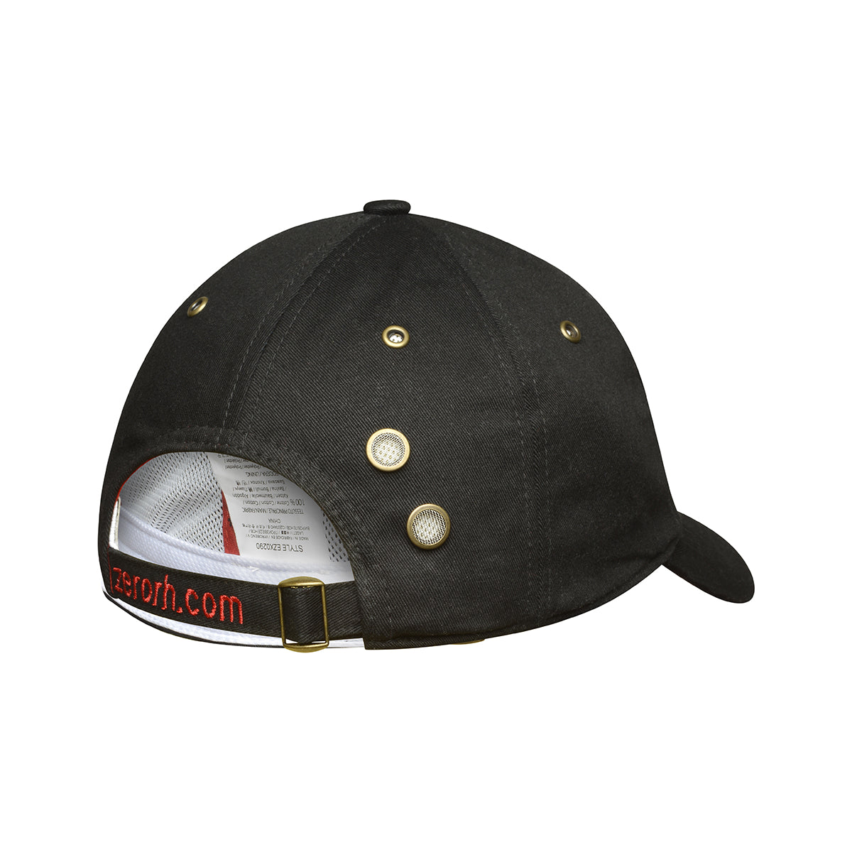 Cappellino Baseball Otto Caps Con Logo Youtube – Nero, Regolabile, Unisex