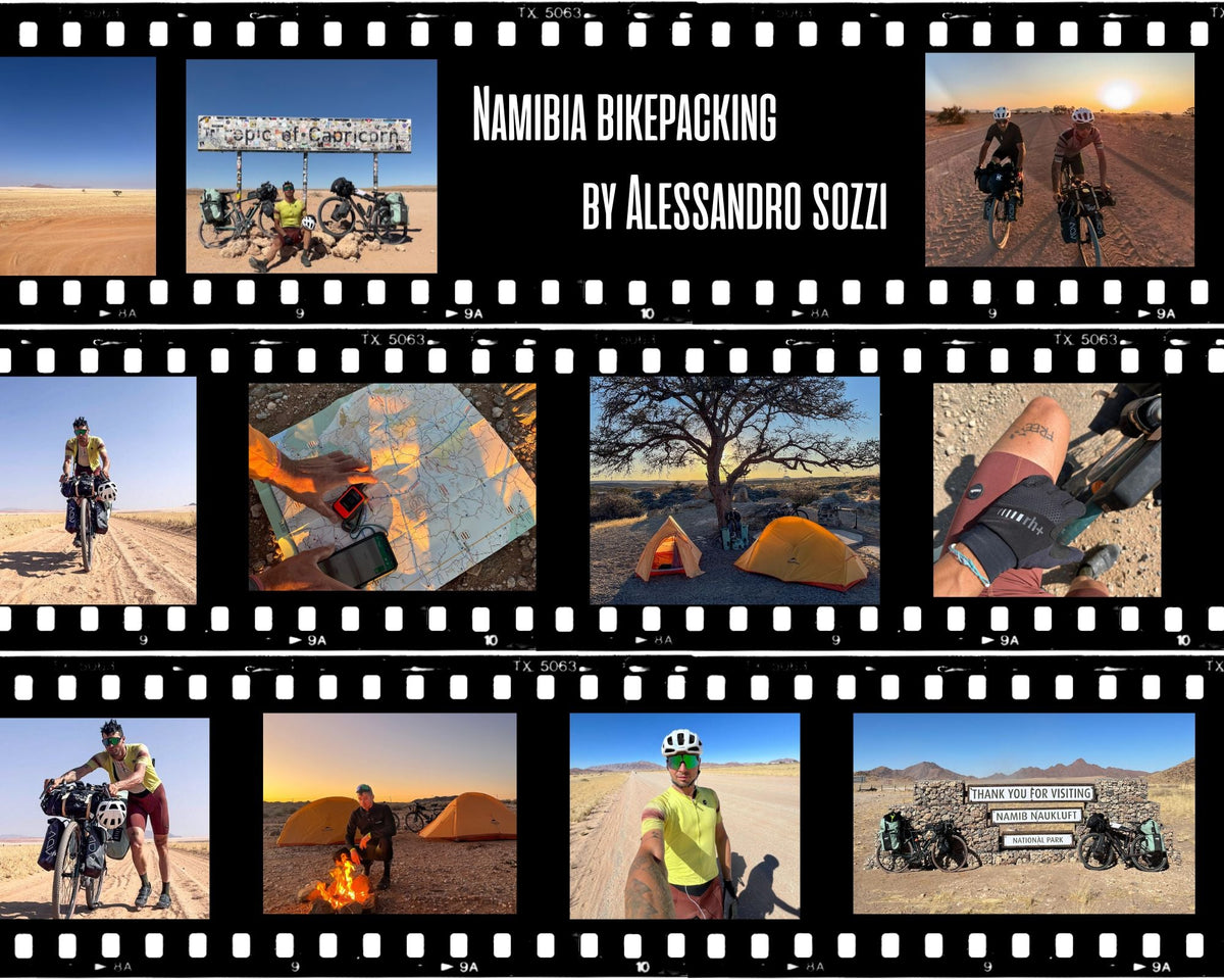 Namibia bikepacking: il racconto dell'impresa di Alessandro Sozzi