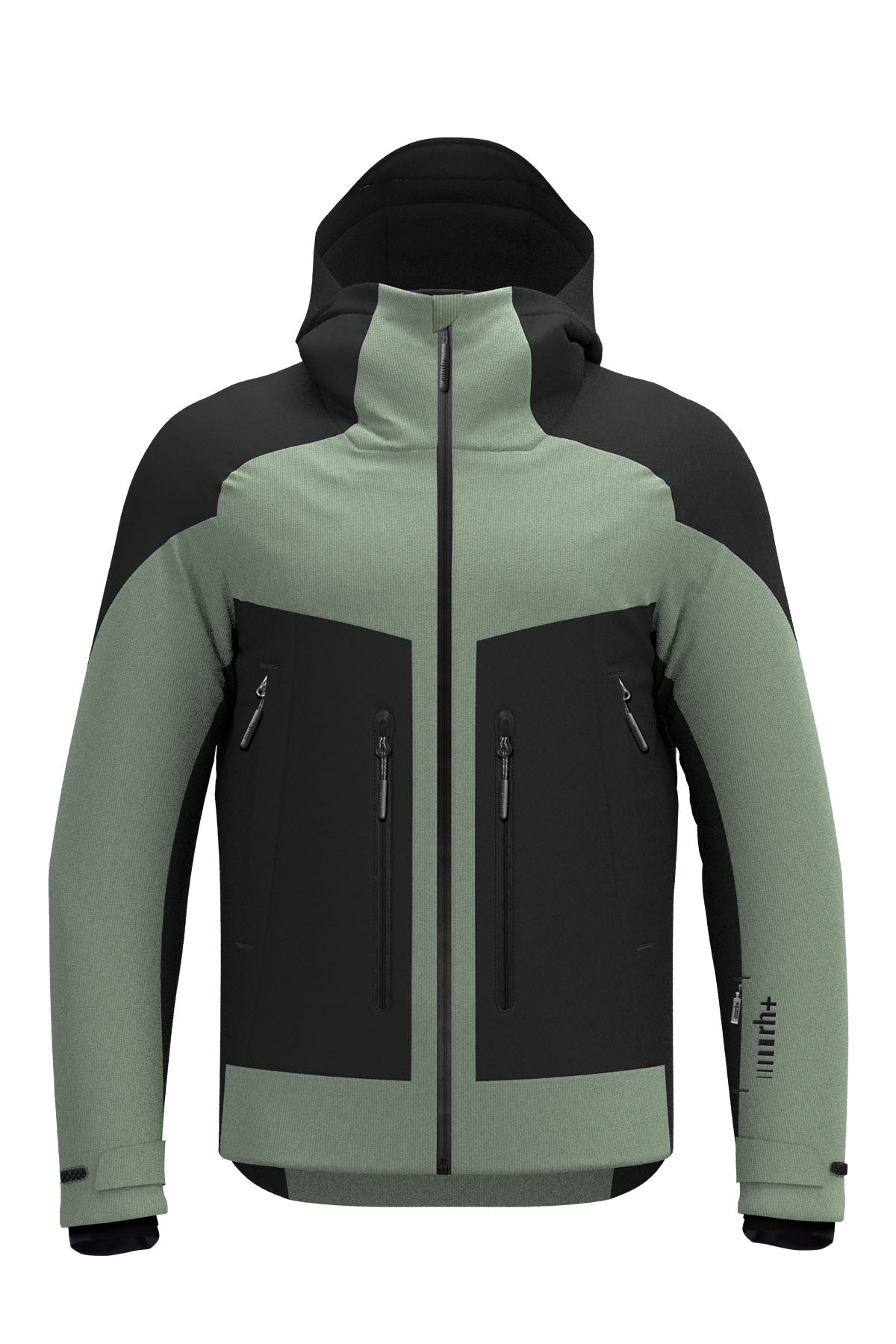 Dual-Material Velvet Jacket