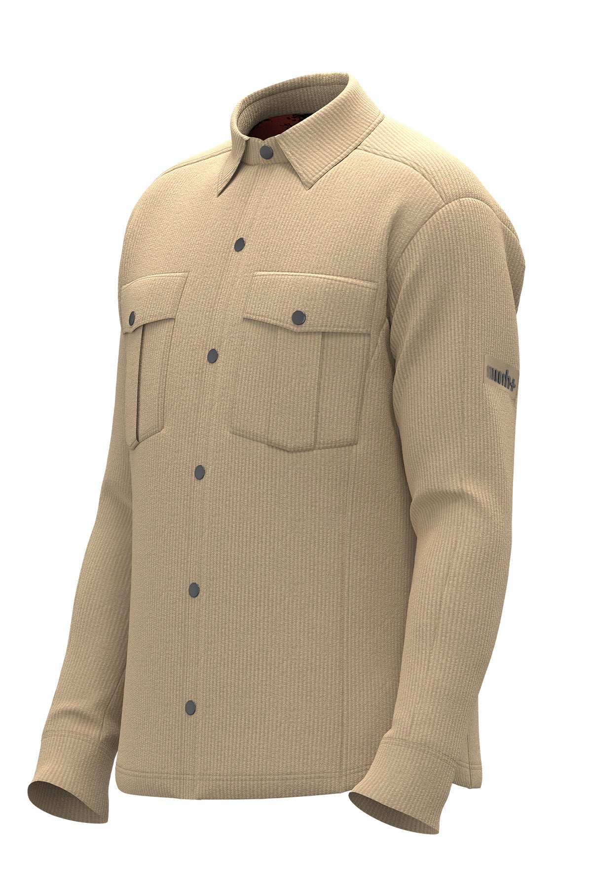 Camicia imbottita in velluto