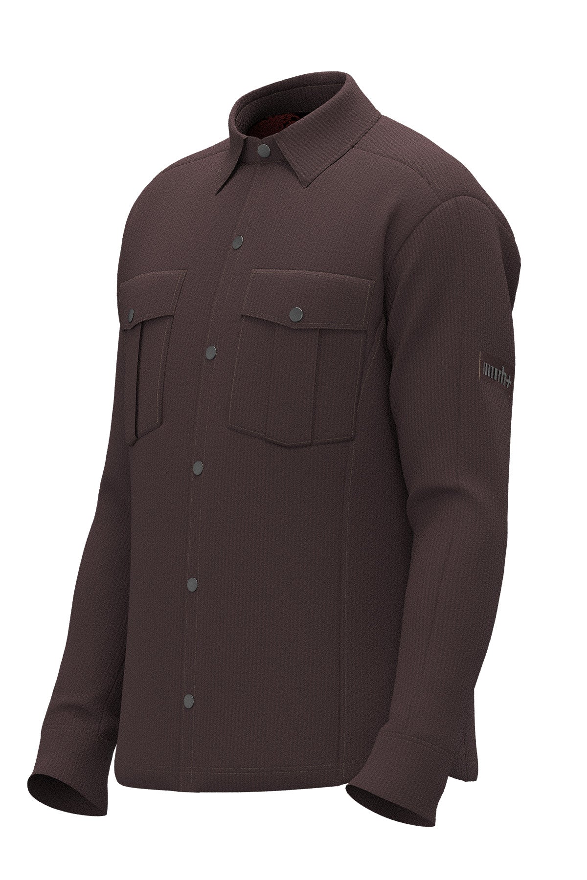 Camicia imbottita in velluto